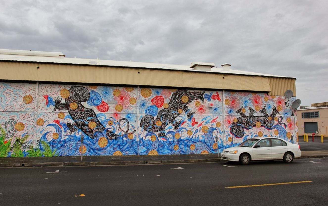 pow wow honolulu hawaii grafite mural dionisio arte (6)