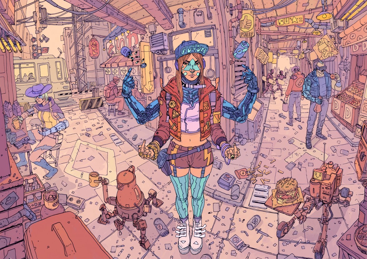 SCI Fi Cyberpunk Ilustração 15 - Josan Gonzalez