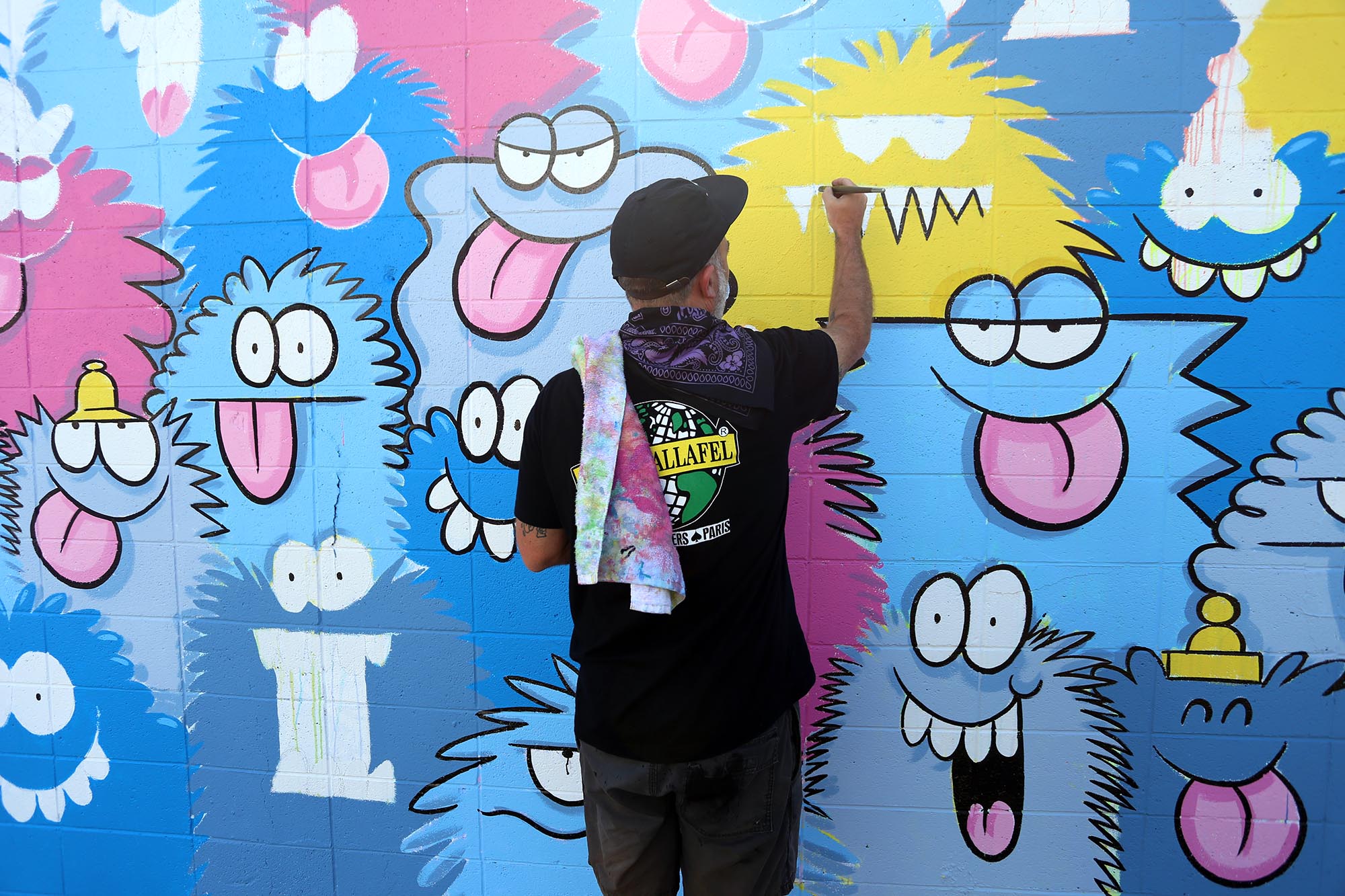 kevin lyons pow wow festival grafite mural 2016 (2)