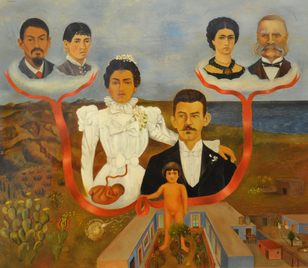 my-grandparents-my-parents-and-me-1936-frida-kahlo